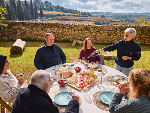 Dinar al celler Albet i Noya (Penedès)